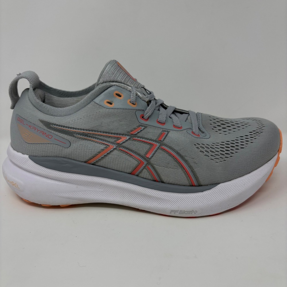 ASICS Gel-Kayano 31 Womens Size 8 Wide Grey White Running Shoes (1012B671)